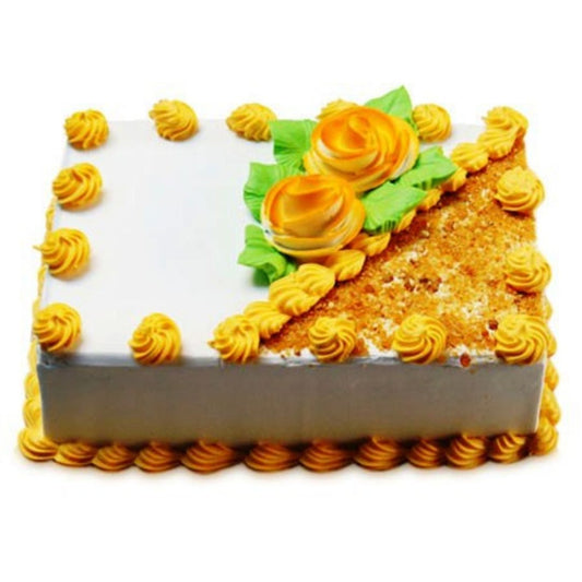 Eggless Butterscotch Cake