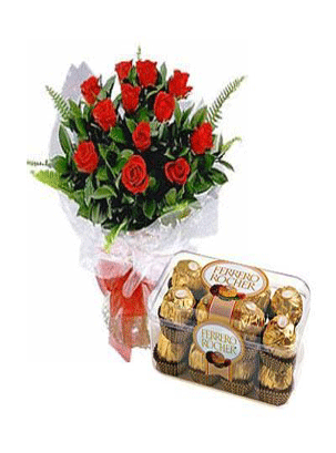 Rose & Chocolates Combo