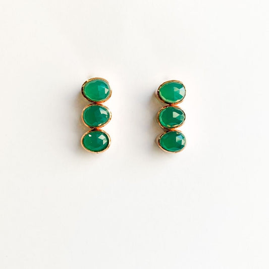 Green Onyx Drop earrings