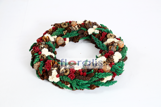 Mixed Wreath E 32Cms