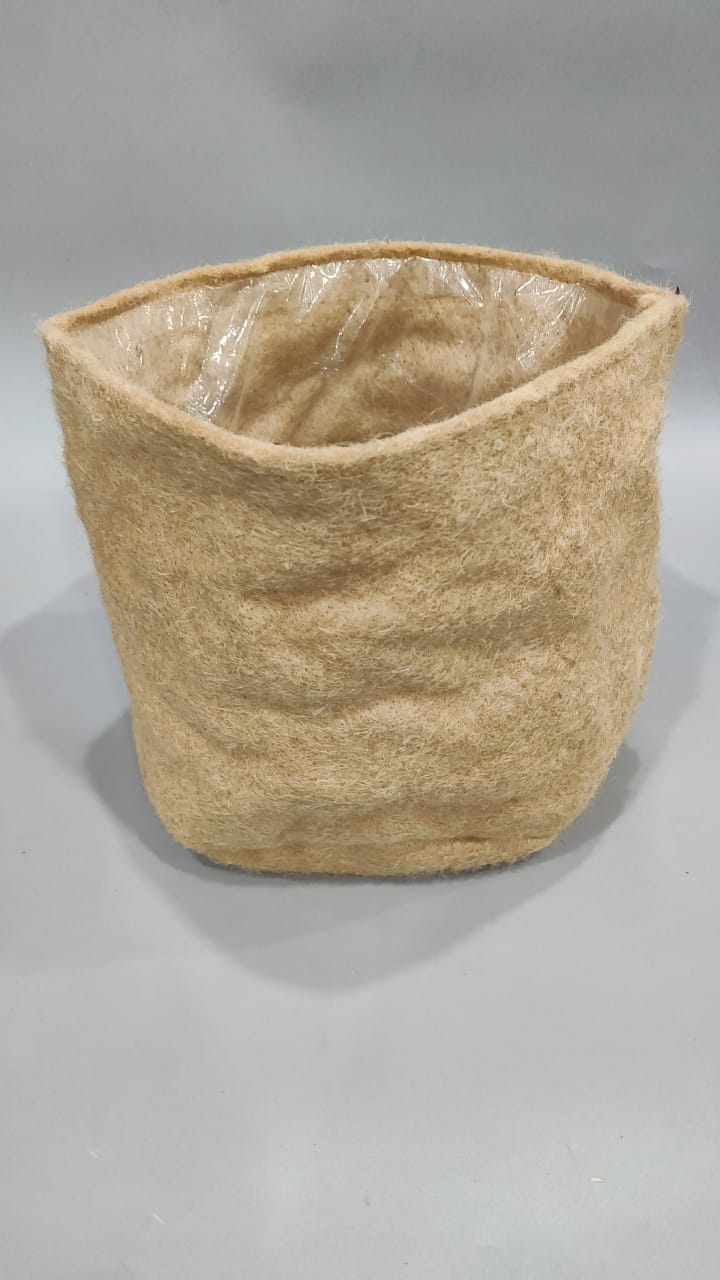 Jute Grow Bags with Plastic Lining (Pack of 5 pcs)