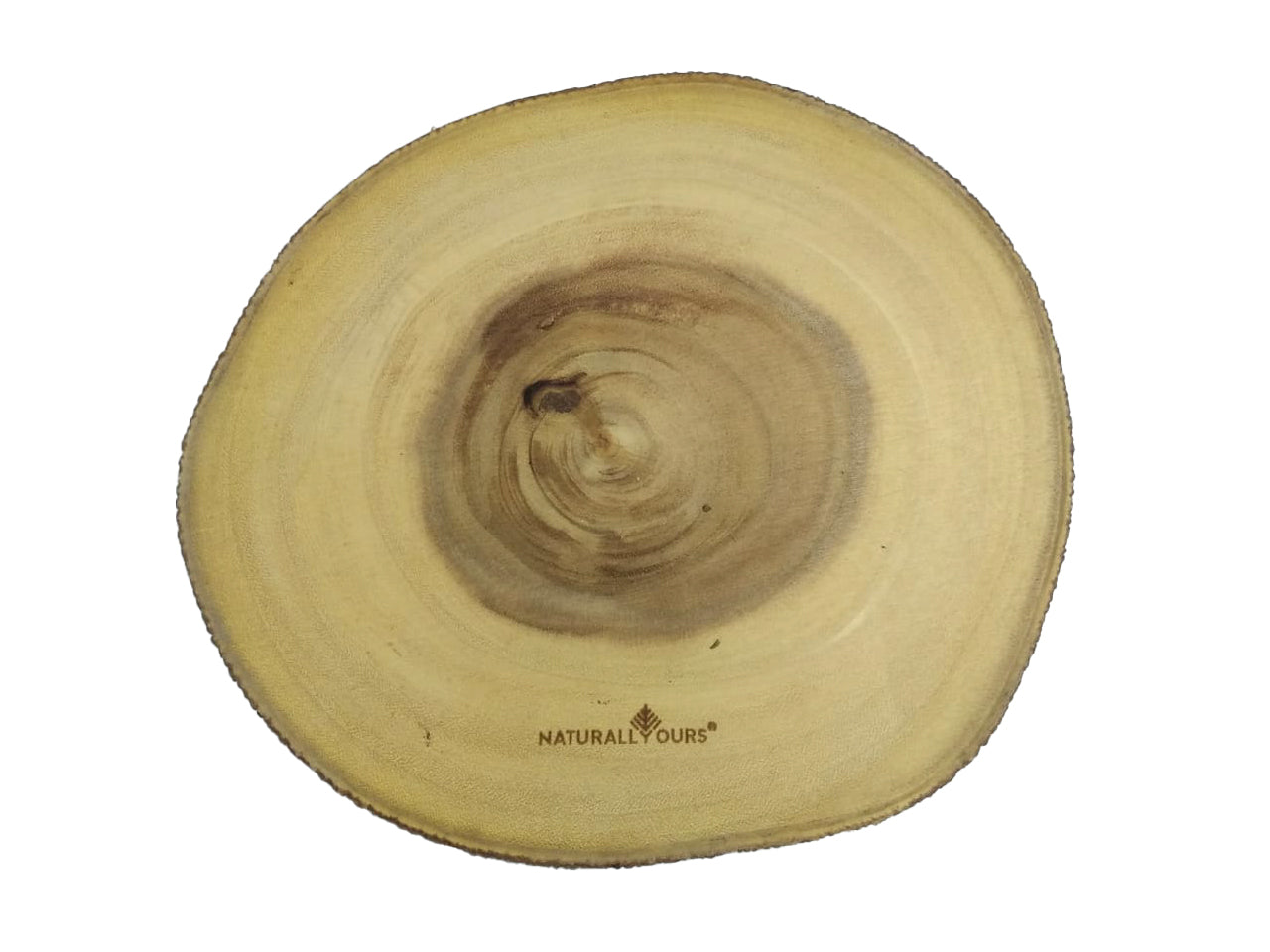 Round Cheese Board With Bark Angola