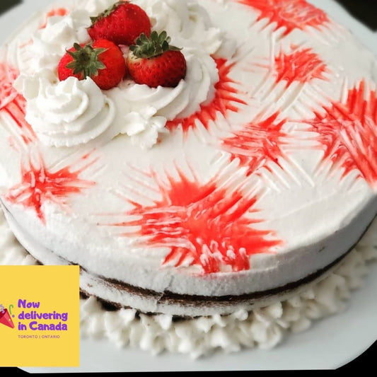 Strawberry Shortbread Cake