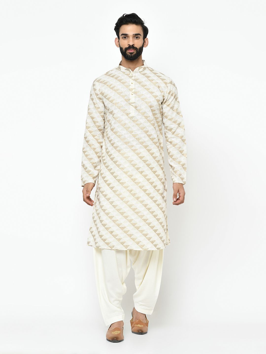 Bright White Kurta