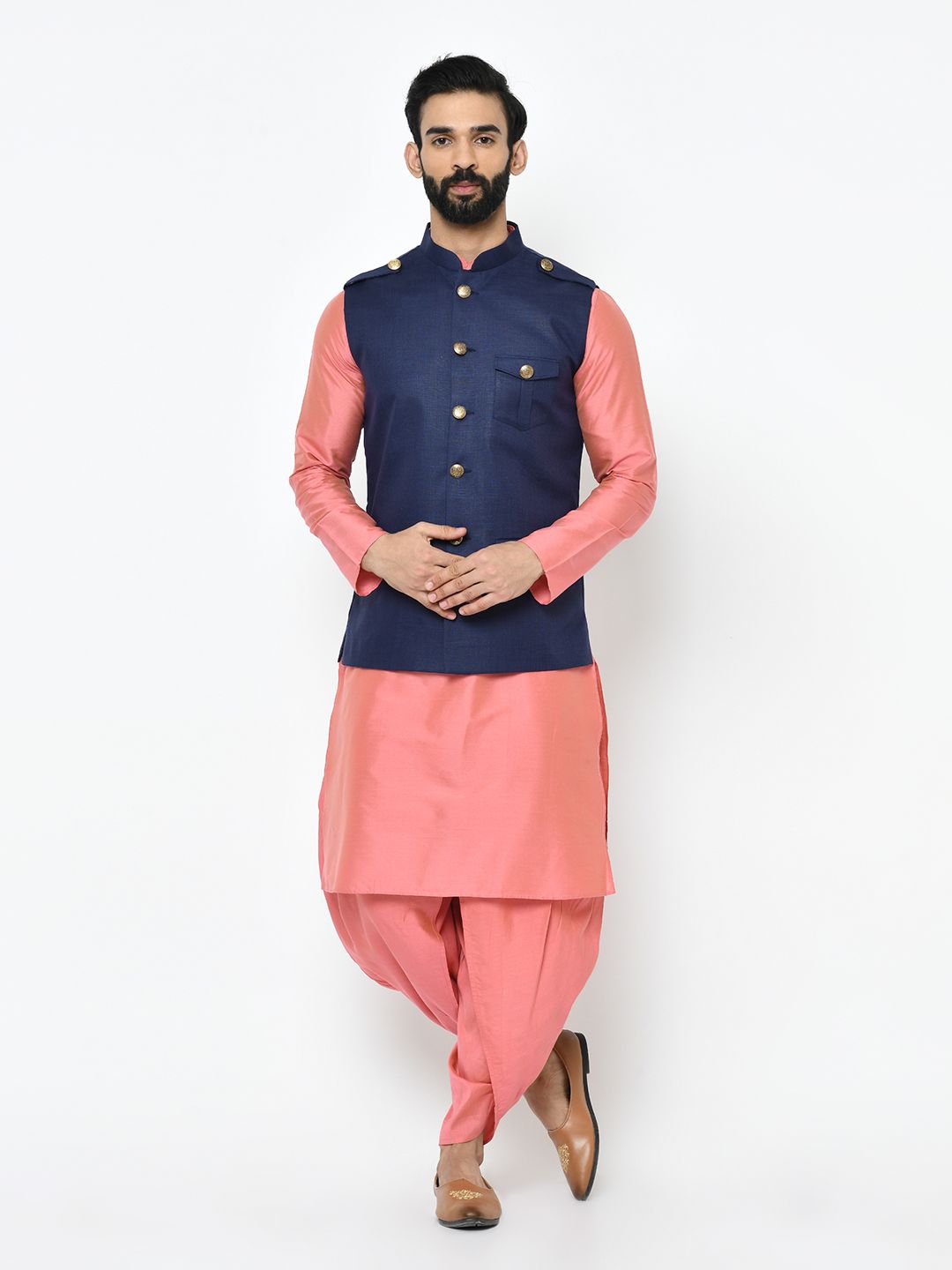 Bright Pink & Blue Suit Set