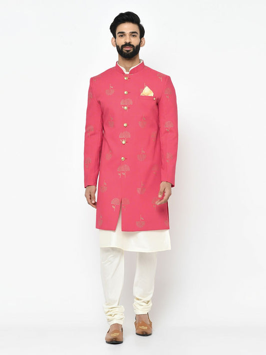 Pink Sherwani