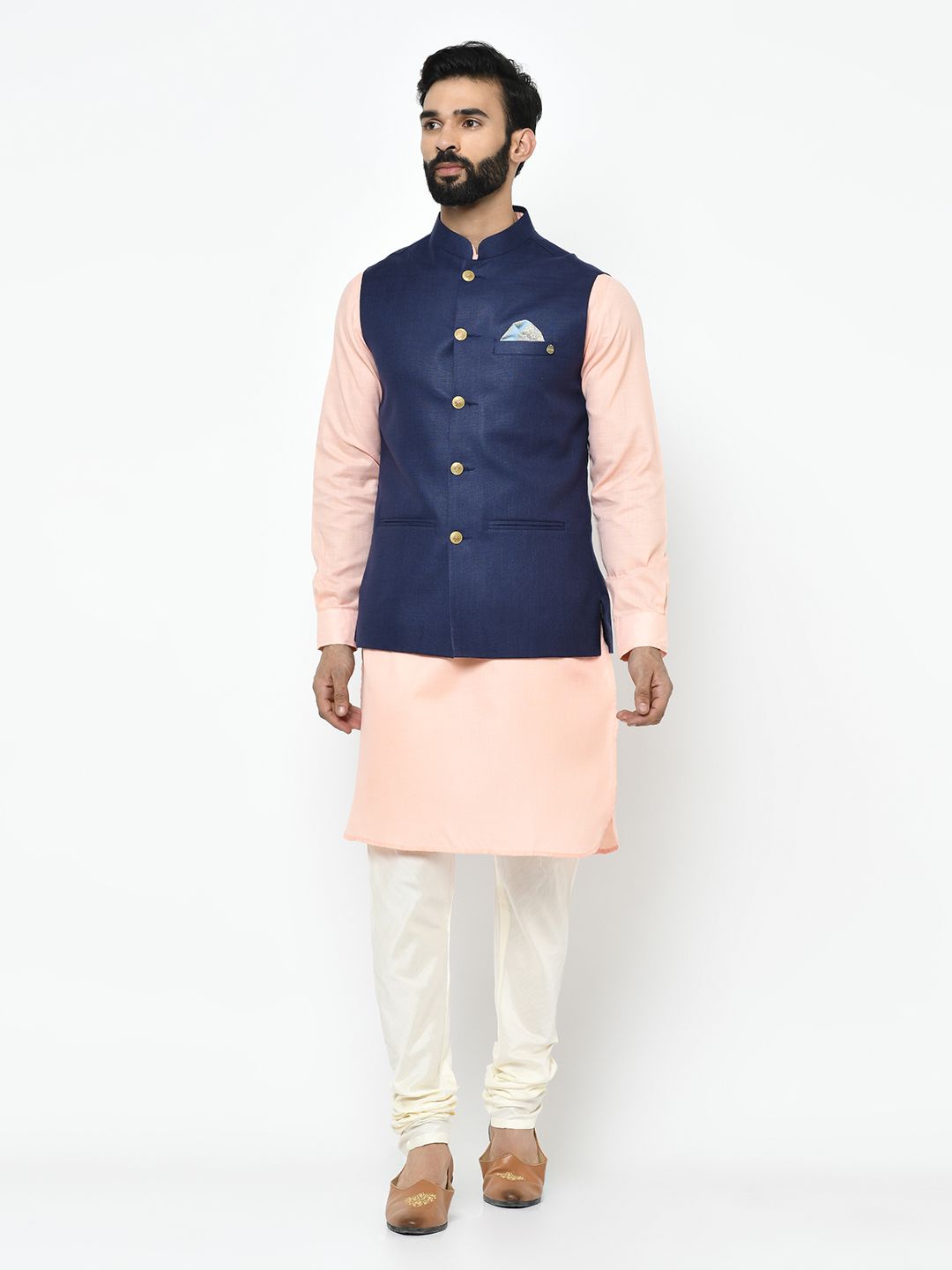 Light Pink & Blue Suit Set