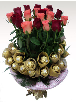 Ferrero & Rose Hand Bunch