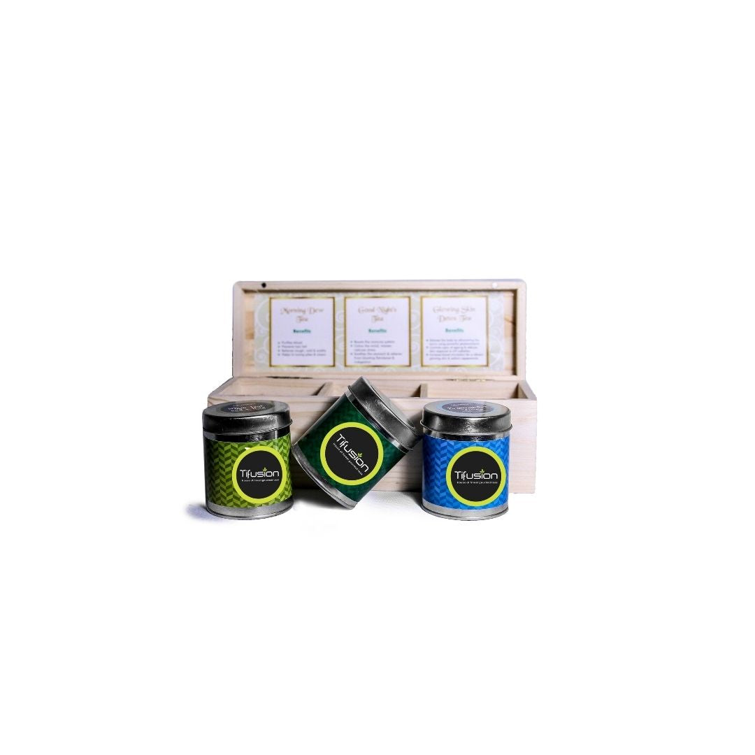 Chaste 3 Caddy Tea Gift Hamper