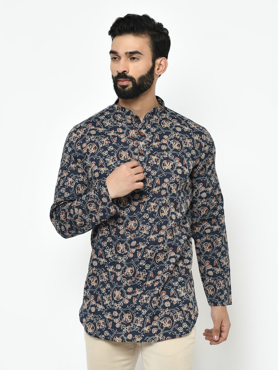 Dark Navy Blue Kurta