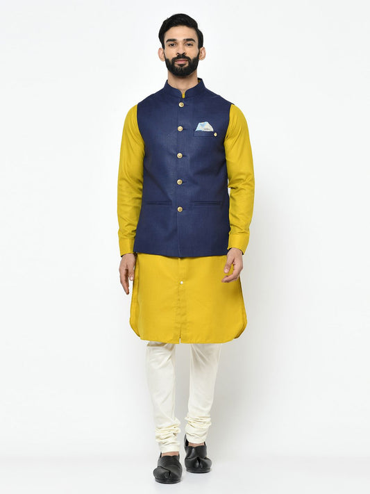 Bright Yellow & Blue Suit Set