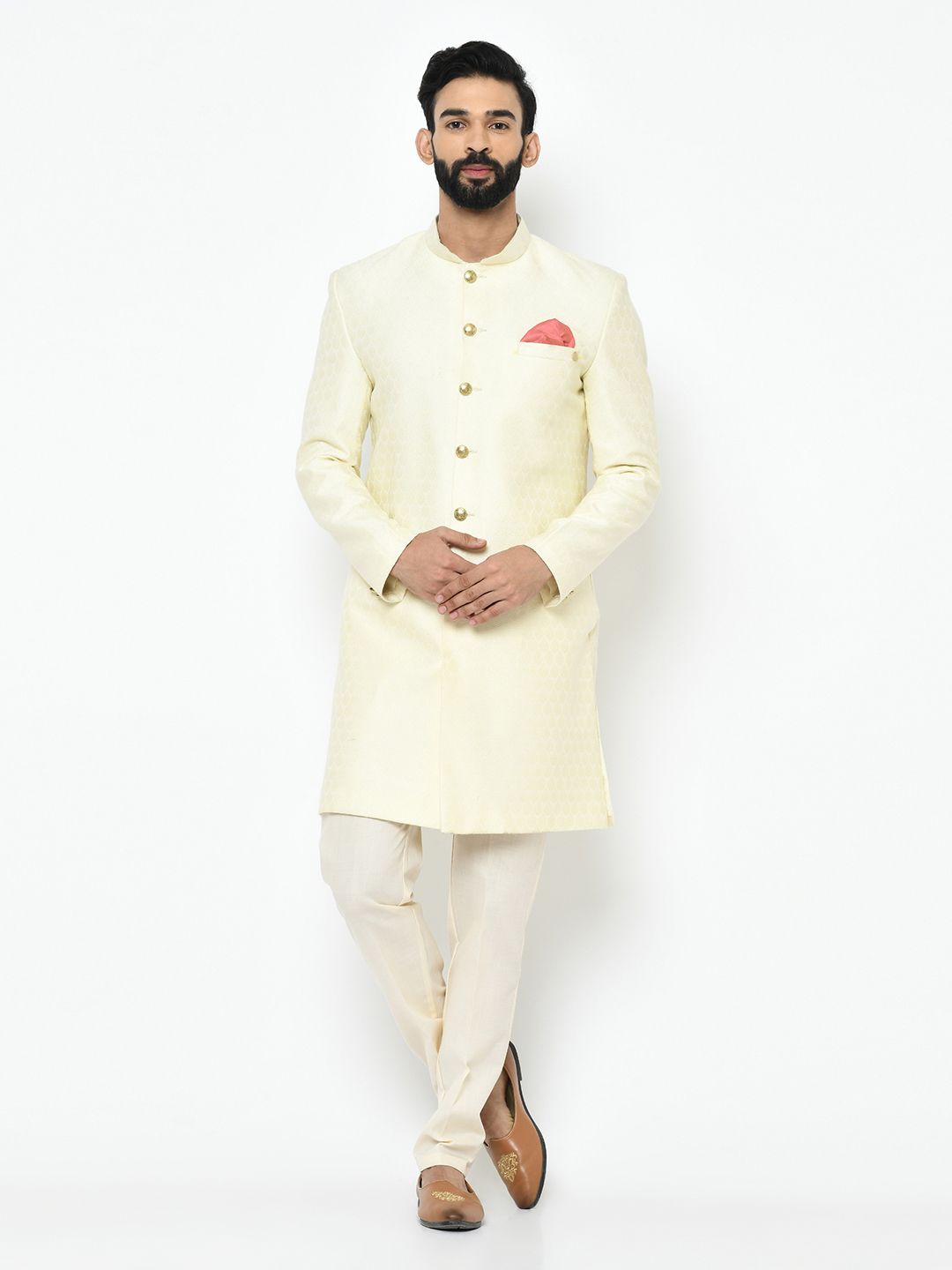 White Sherwani