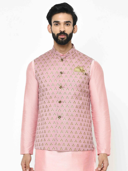 Bright Pink Nehru Jacket