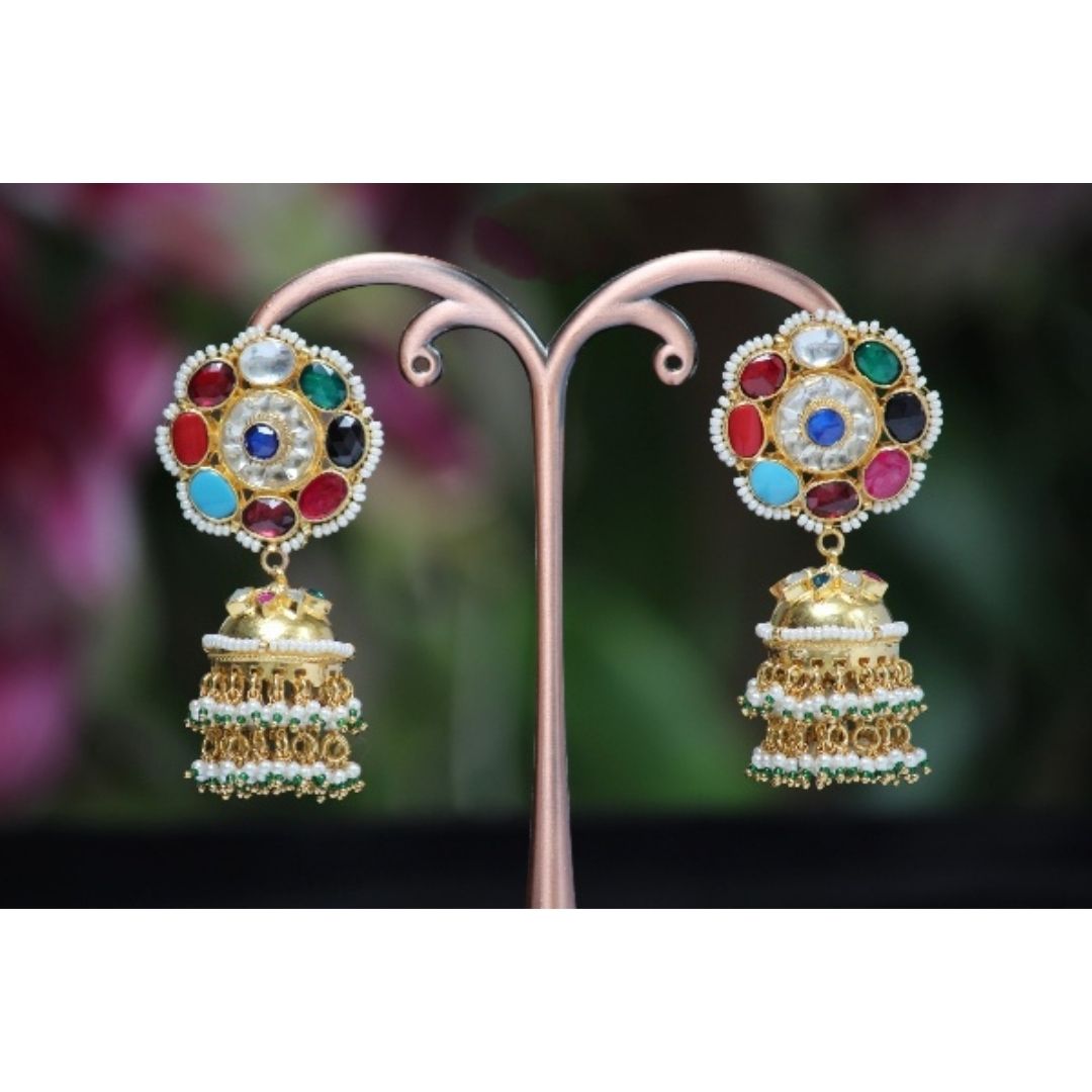 Navratan Jhumkas