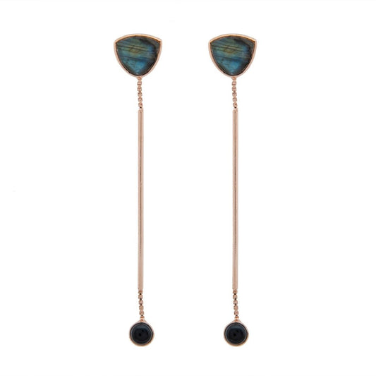 Hanging In There Drop Earrings Labradorite