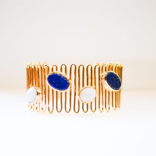 Wave Blue Cuff