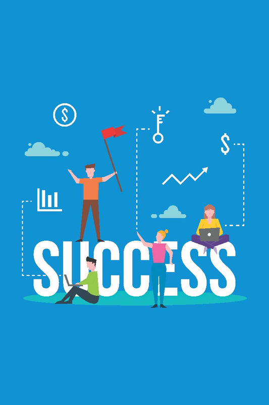 Business Success - Glass Framed Poster