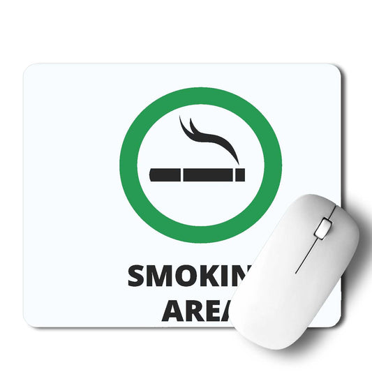 Smoking Area Mouse Pad