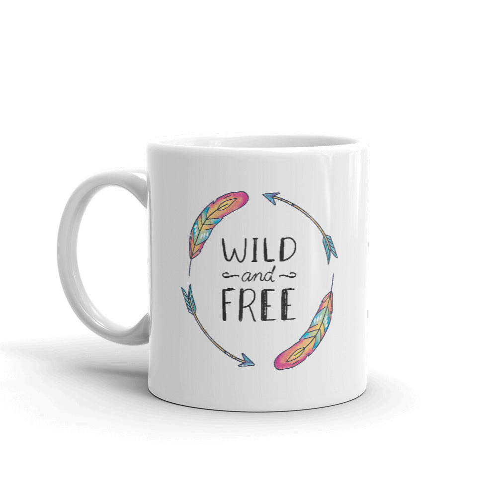 Wild And Free Coffee Mugs 350 ml