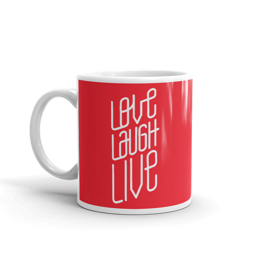Love Laugh Live Coffee Mugs 350 ml