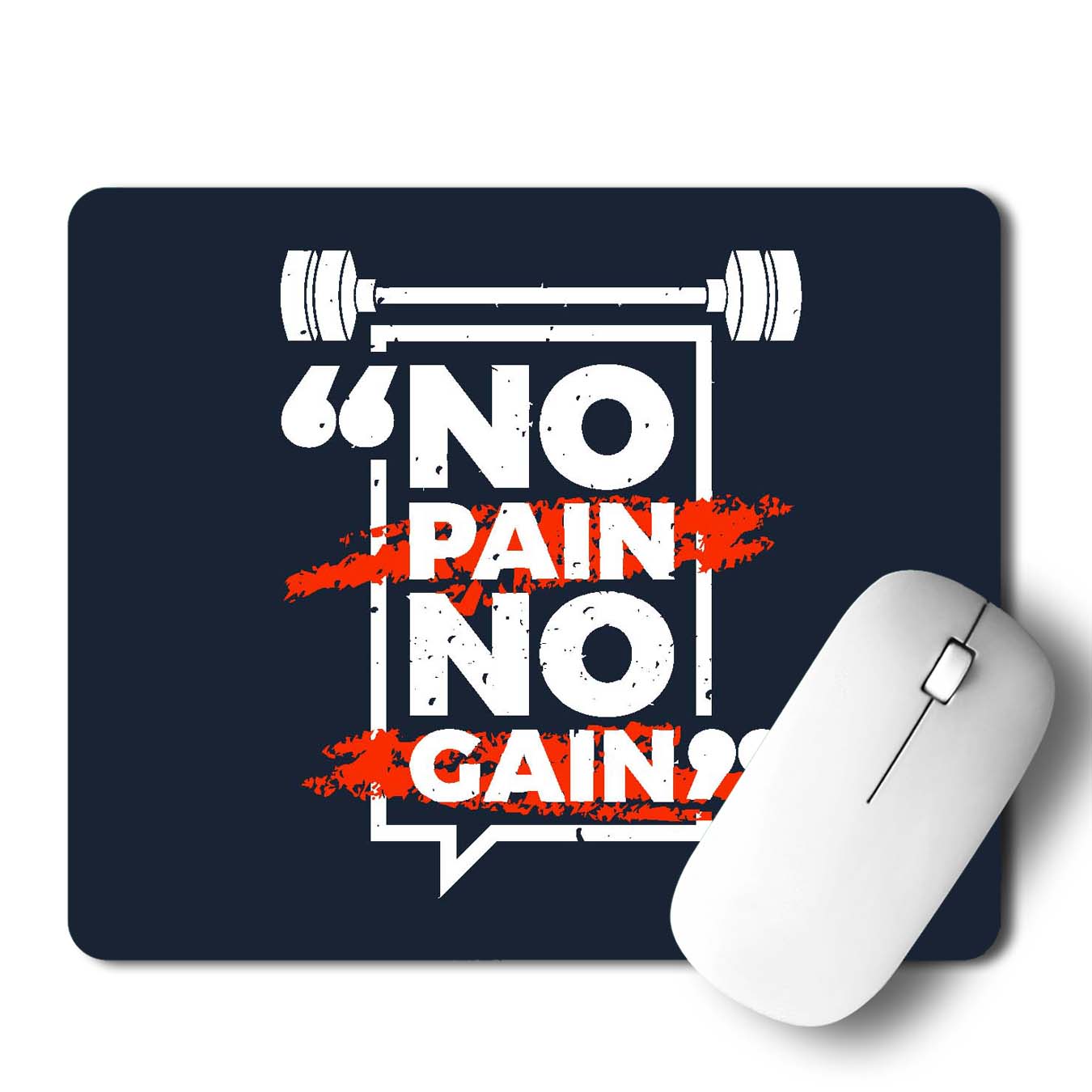 No Pain No Gain Mouse Pad