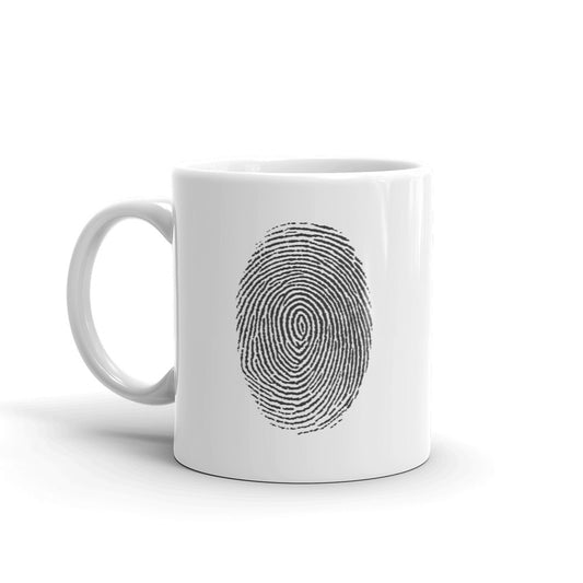 Fingered Print Identity Coffee Mugs 350 ml