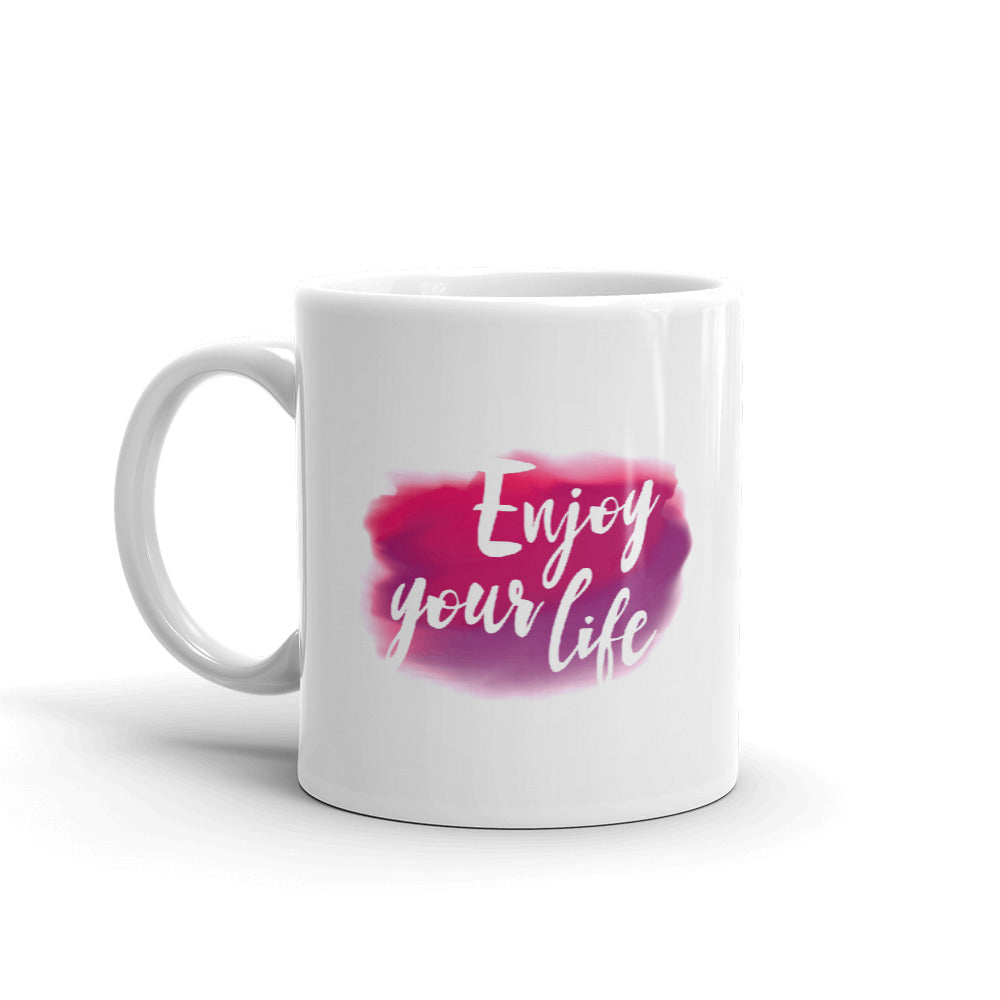Enjoy Your Life Coffee Mugs 350 ml