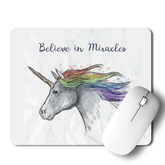 Believe in miracles Mouse Pad