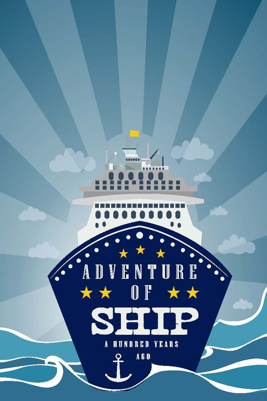Adventure At Ship  - Glass Framed Poster