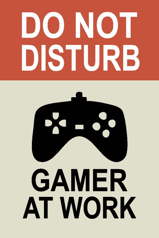 Do Not Disturb  - Glass Framed Poster