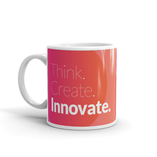 Think Create Innovate Coffee Mugs 350 ml