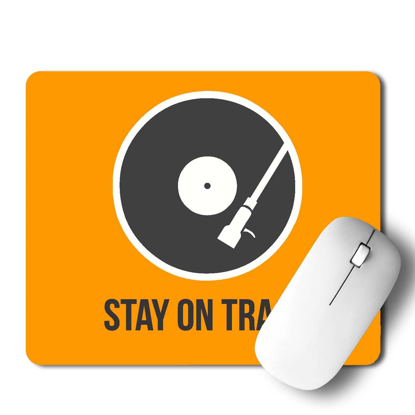 Stay On Track Mouse Pad