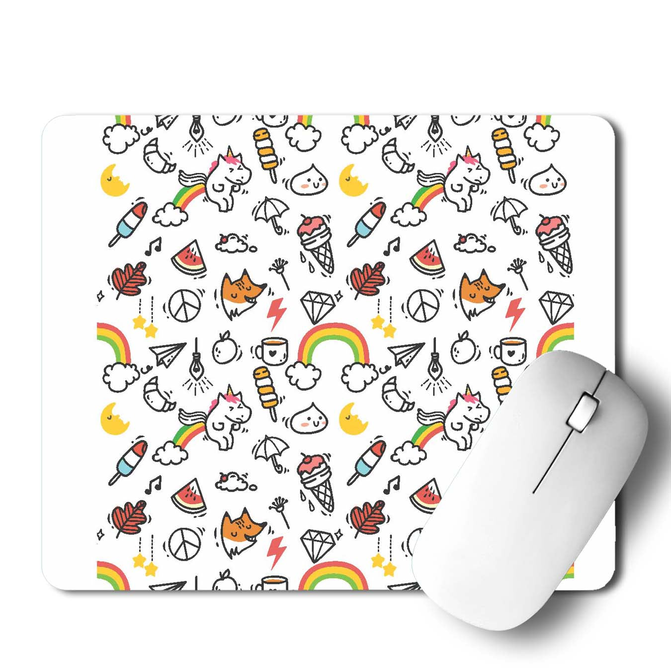 Unicorn Peace  Mouse Pad