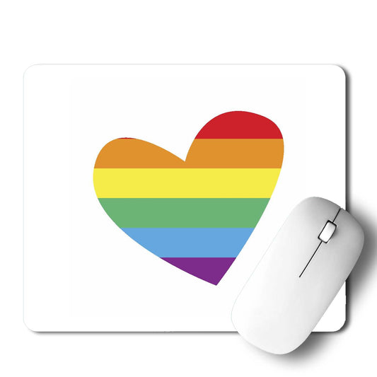 Heart LGBT   Mouse Pad