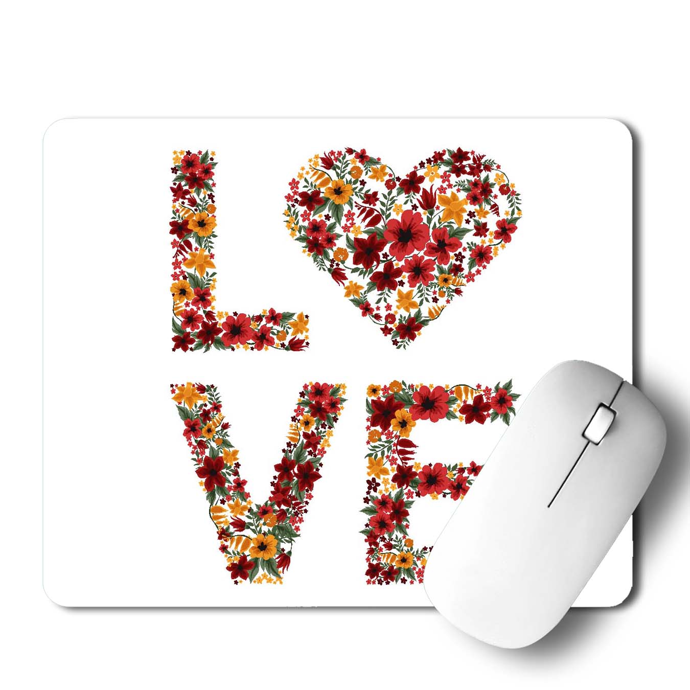 Love Floral  Mouse Pad