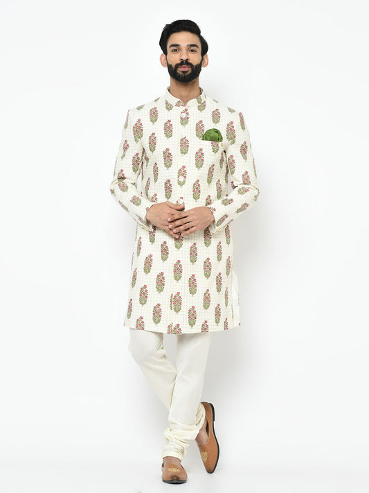 Light White Sherwani