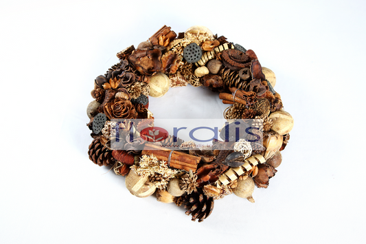 Mixed Wreath C 32Cms