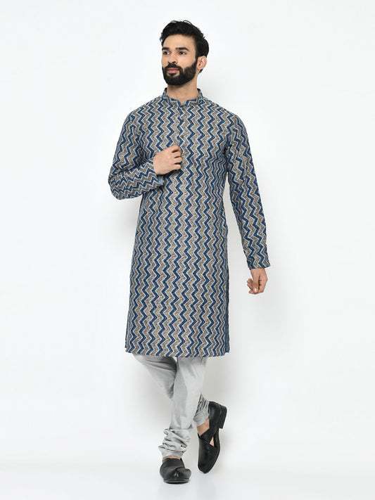 Dark Blue Kurta