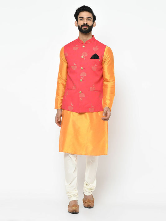 Bright Orange & Pink Suit Set