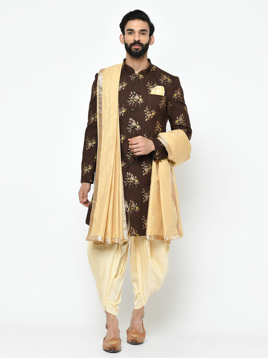 Brown Sherwani