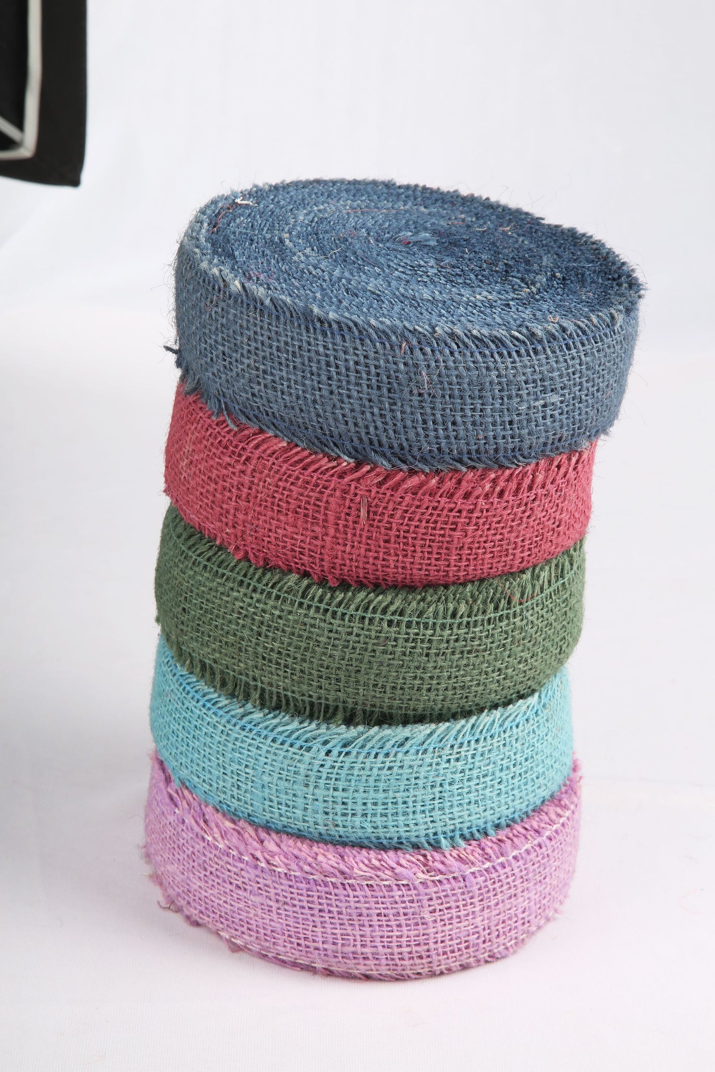 Jute Burlap Ribbon 5Cms x 25Mtrs (Pack of 1)