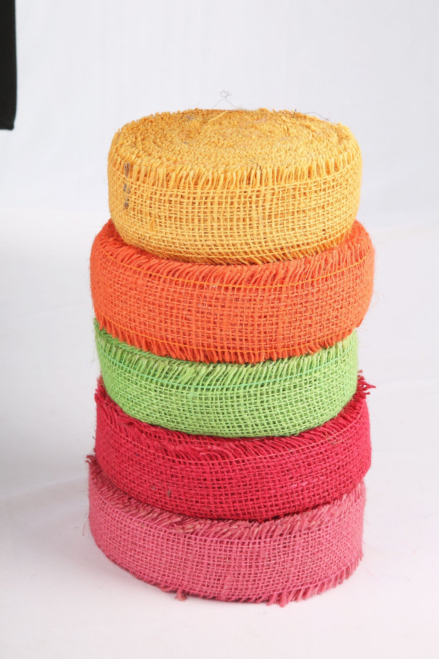 Jute Burlap Ribbon 5Cms x 25Mtrs (Pack of 1)