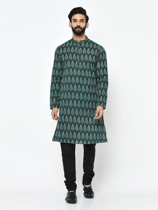 Dark Green Kurta