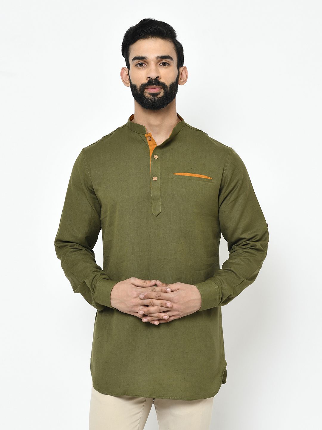 Dark Green Kurta