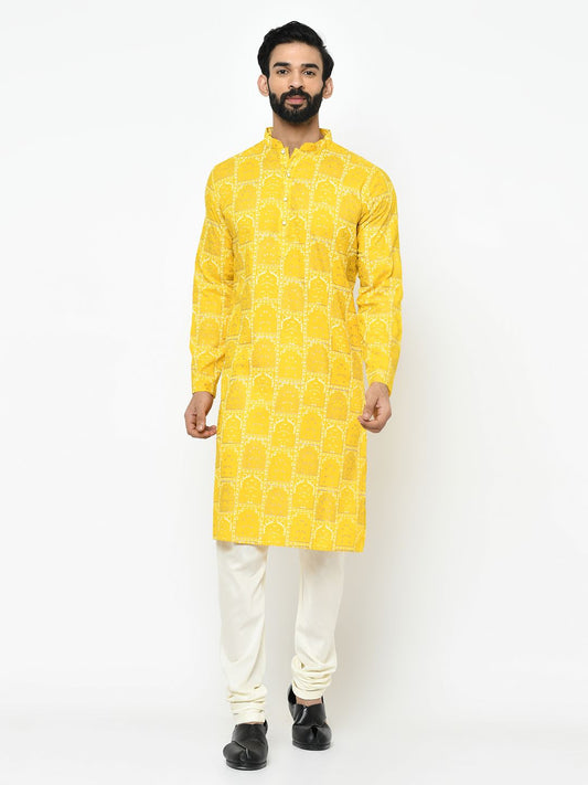 Bright Yellow Kurta