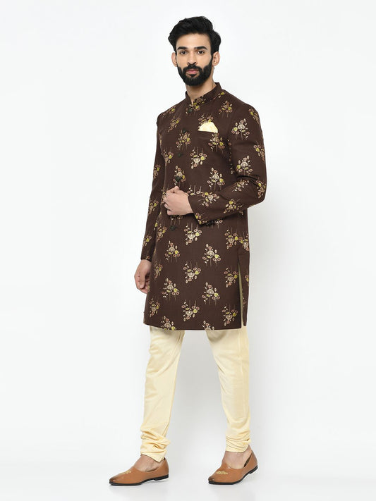 Dark Brown Sherwani