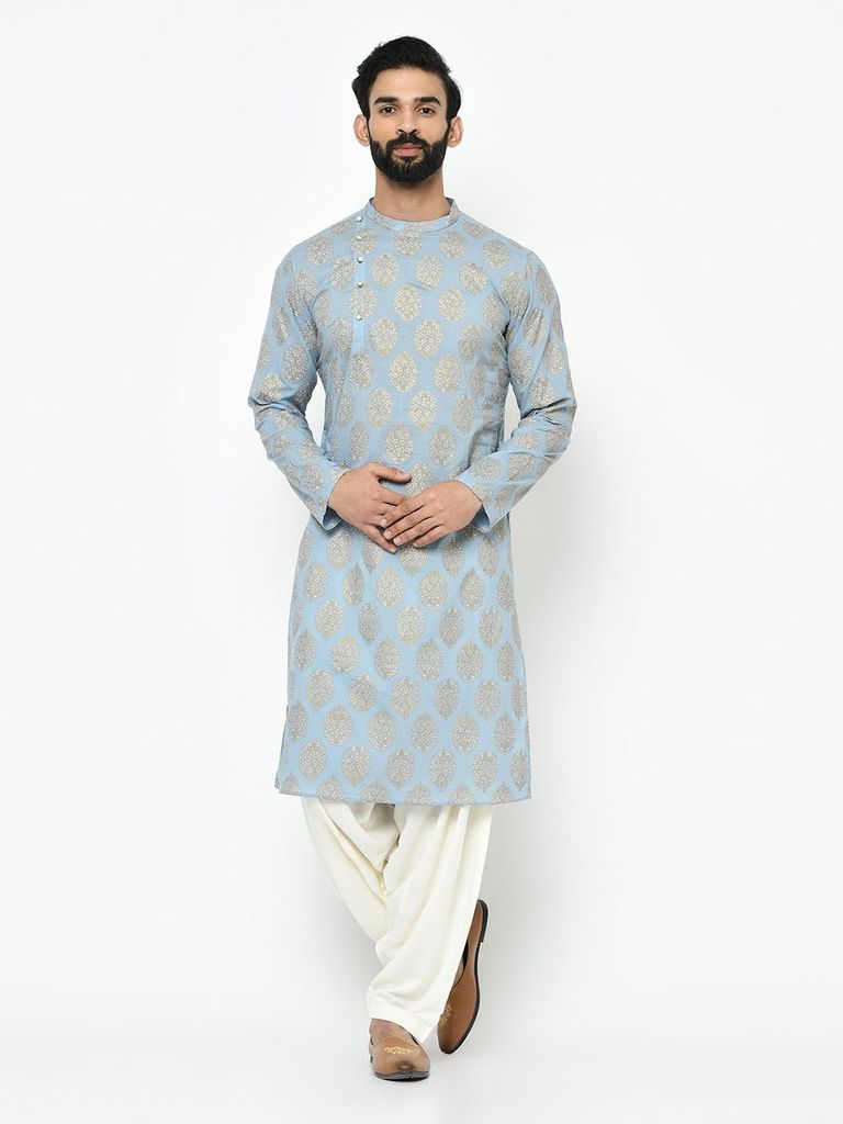 Sky Kurta Pyjama Set